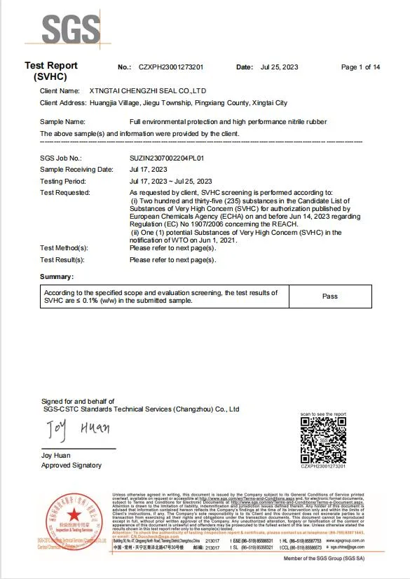 Sigillo di olio per resistenza alle alte temperature resistenza all'usura e resistenza alla corrosione 6